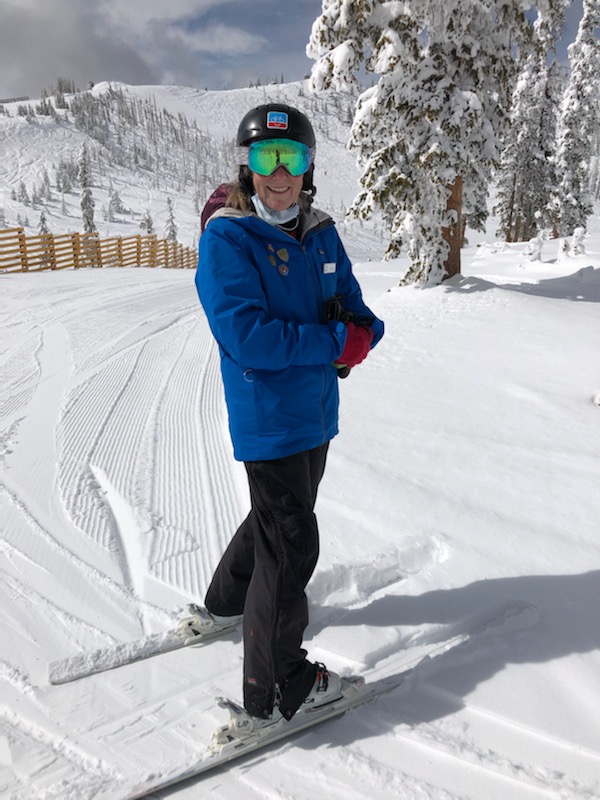 Doc skiing at Arapahoe Basin